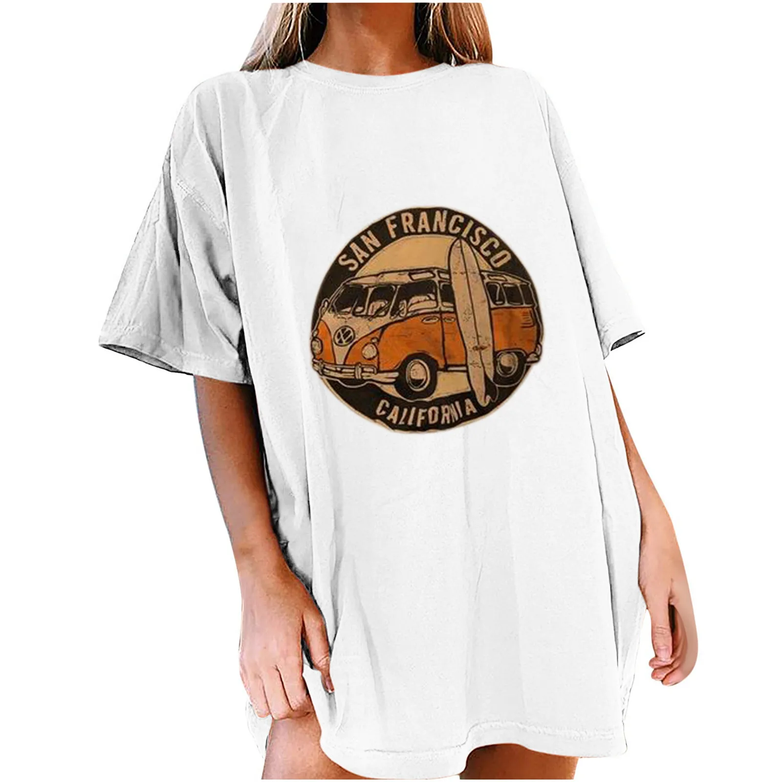 Women Summer Tops Vintage Women T Shirts O-Neck Fashion Loose Vintage Tops Short-sleeved Casual Women's Shirt roupas femininas
Women Summer Tops Vintage Women T Shirts O-Neck Fashion Loose Vintage Tops Short-sleeved Casual Women's Shirt roupas femininas