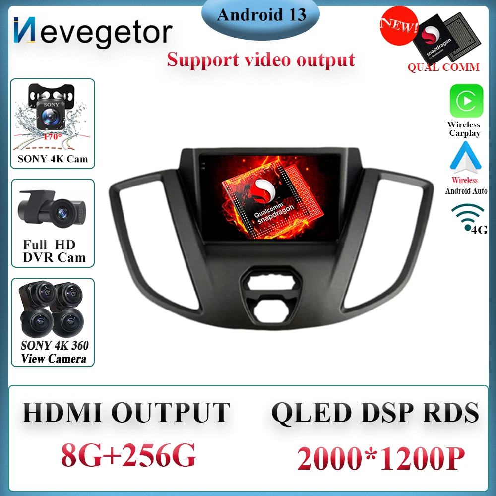 Android13 Qualcomm Snapdrag For Ford Transit 2018 Stereo Car Radio Carplay Multimedia Video Player Navigation WiFi Autoradio
Android13 Qualcomm Snapdrag For Ford Transit 2018 Stereo Car Radio Carplay Multimedia Video Player Navigation WiFi Autoradio