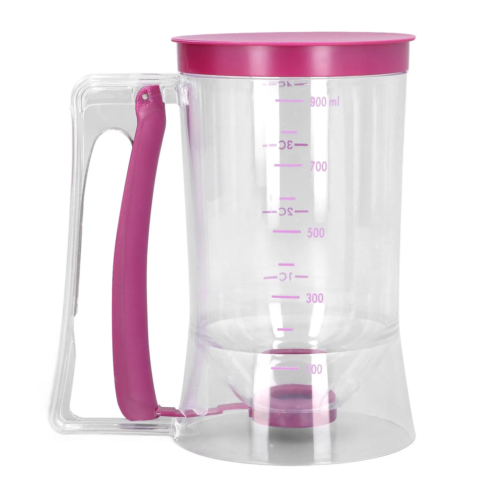 Pancake Dispenser PP Material BPA Free Trigger Handle Wide Opening Controllable Food Size Measurable Scale Pourer
Pancake Dispenser PP Material BPA Free Trigger Handle Wide Opening Controllable Food Size Measurable Scale Pourer