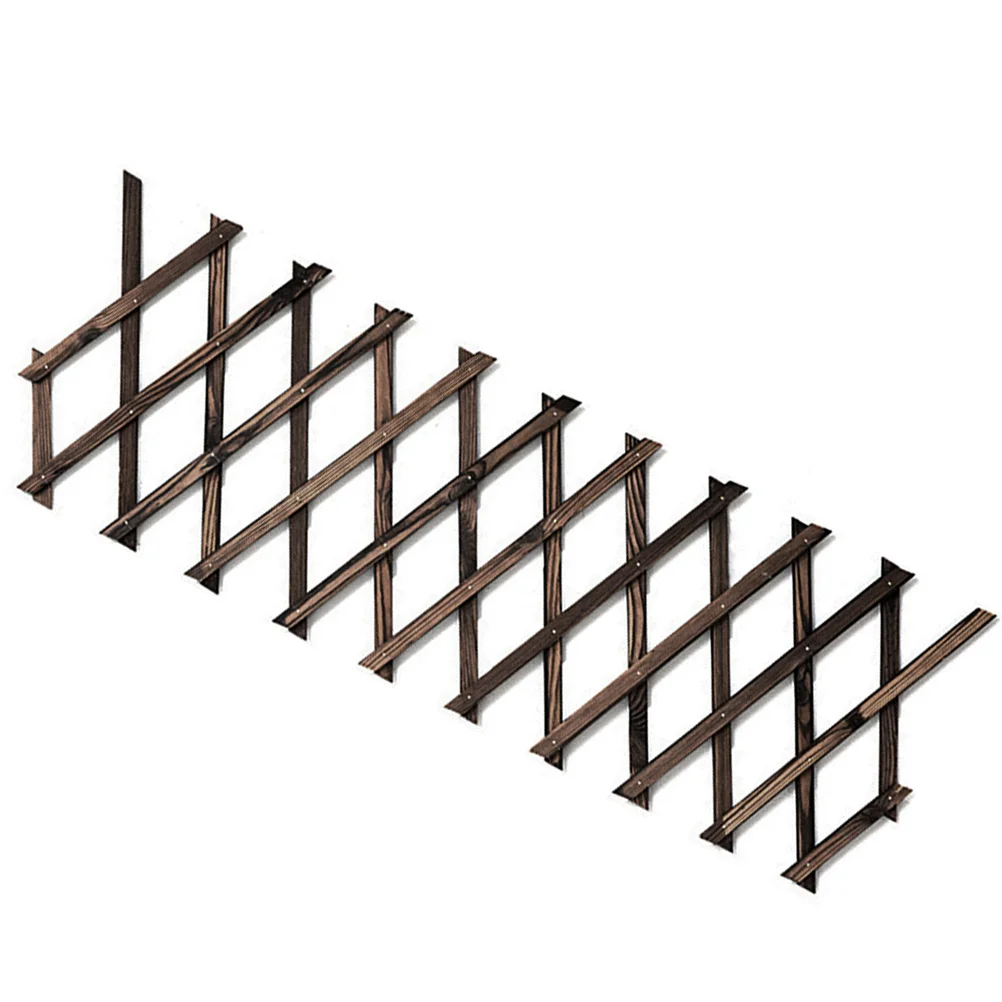 

Retractable Wooden Fence Decor Trellis Climbing Plants Outdoor Vine Grille Flexible Garden Pine Frame Lattice