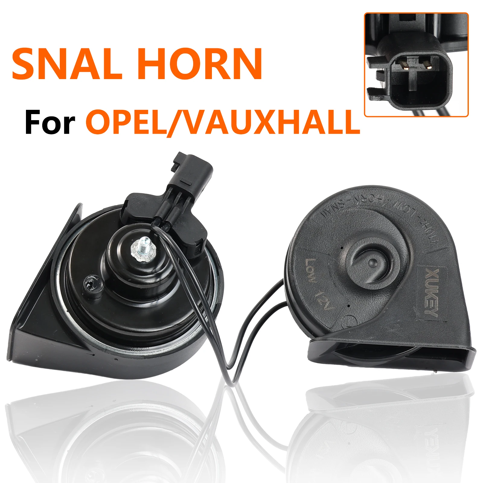 Пара двухцветных звуковых сигналов улитки 12 В 120 дБ для Opel Vauxhall Corsa D Astra J Vectra Insignia Meriva Zafira Mokka Antara Combo Adam
Пара двухцветных звуковых сигналов улитки 12 В 120 дБ для Opel Vauxhall Corsa D Astra J Vectra Insignia Meriva Zafira Mokka Antara Combo Adam