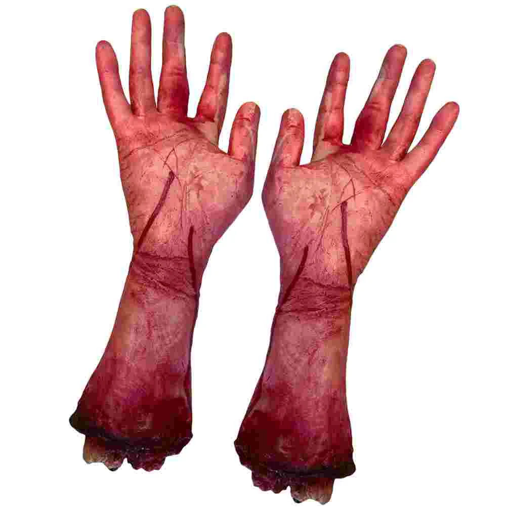 2Pcs Fake Hand Decorations Scary Simulation Broken Hand Prank Body Parts Halloween Accessories
2Pcs Fake Hand Decorations Scary Simulation Broken Hand Prank Body Parts Halloween Accessories
