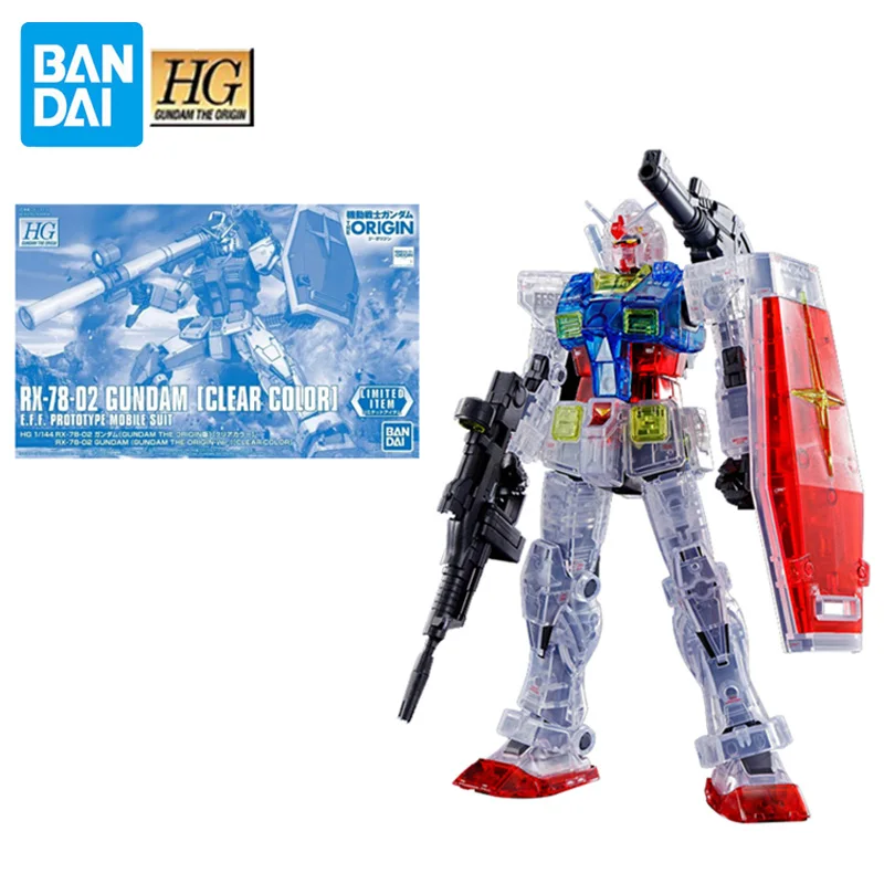 Оригинальный аксессуар Bandai HG GTO 1/144 RX-78-2 Gundam (прозрачный цвет), ограниченный товар, набор для сборки, аниме экшн-фигурки, подарки
Оригинальный аксессуар Bandai HG GTO 1/144 RX-78-2 Gundam (прозрачный цвет), ограниченный товар, набор для сборки, аниме экшн-фигурки, подарки