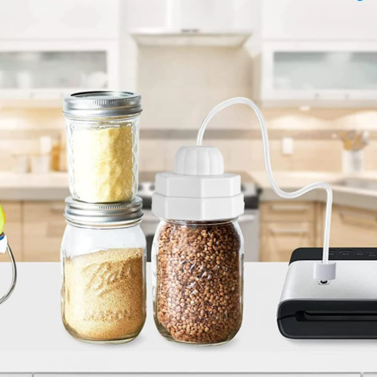 L 2Pcs Universal Jar Sealers Food-Grade Silicone Sealing Machine Vacuum Lids Wide Mouth Bottle Grain Storage Cap Dishwasher
L 2Pcs Universal Jar Sealers Food-Grade Silicone Sealing Machine Vacuum Lids Wide Mouth Bottle Grain Storage Cap Dishwasher