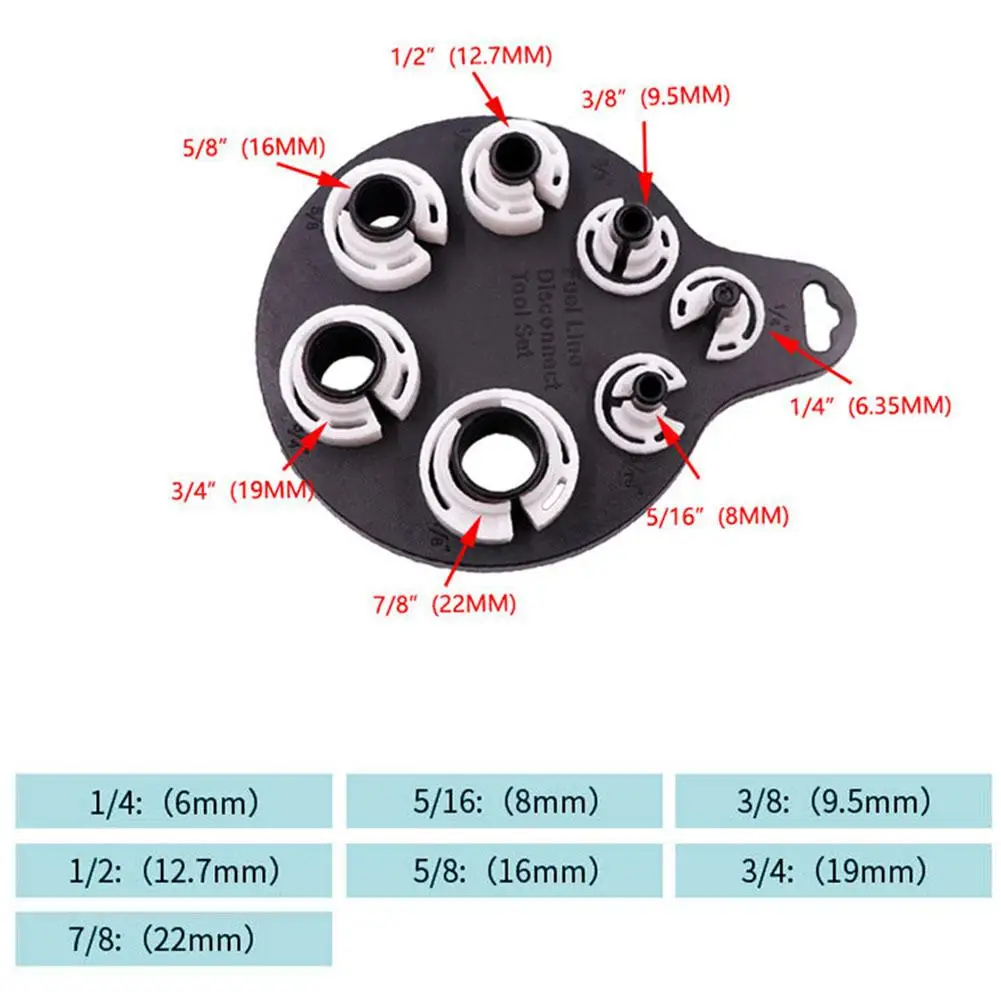 Durable Fuel Line Disconnect Car Tool Car Accessories Connector Disconnect Air Clip Disconnect Tool Pipe Tool Set
Durable Fuel Line Disconnect Car Tool Car Accessories Connector Disconnect Air Clip Disconnect Tool Pipe Tool Set