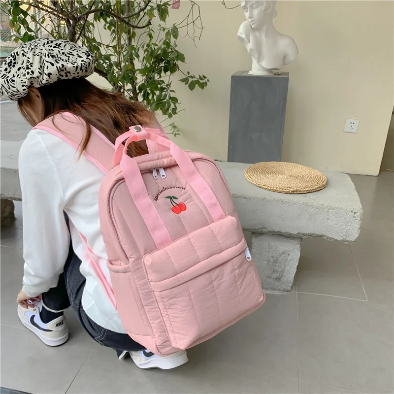 Korean Version Girl Student Backpack of the Japanese Style Fashioned Girl Heart Schoolbag Soft Middle School Student Backpack
Korean Version Girl Student Backpack of the Japanese Style Fashioned Girl Heart Schoolbag Soft Middle School Student Backpack
