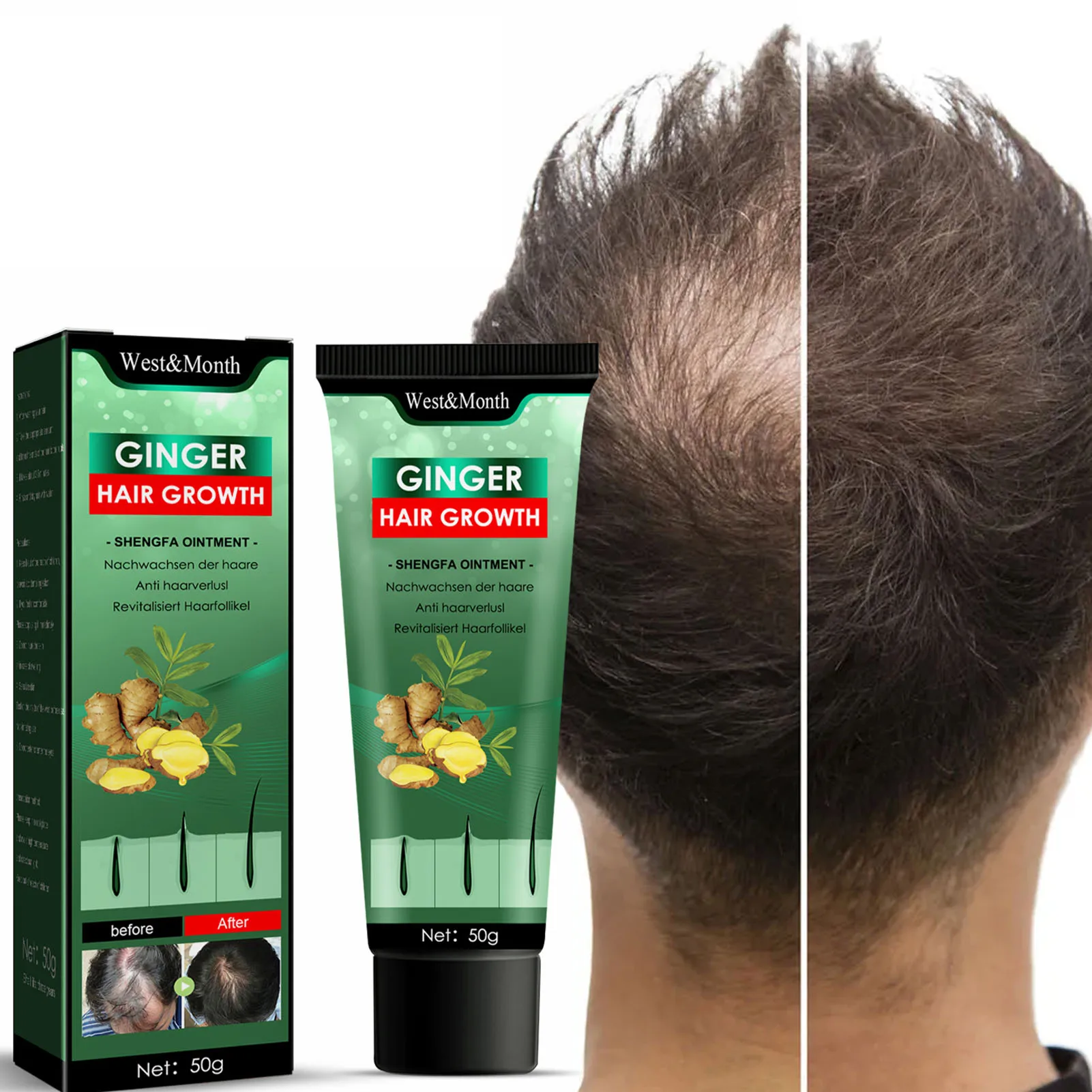 50g Ginger Hair Growth Cream Natural Cream For Thicker Visibly Longer Hair Deep Smoothing Nourishing And Thickening Thin Dry
50g Ginger Hair Growth Cream Natural Cream For Thicker Visibly Longer Hair Deep Smoothing Nourishing And Thickening Thin Dry