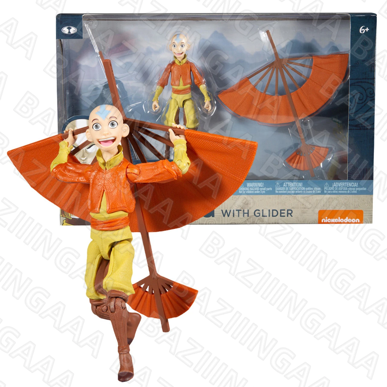 

McFarlan Toys Aang w/Glider (Avatar: The Last Airbender) 18cm Action Figure Doll Children's Toys Model Garage Collection Kit DC