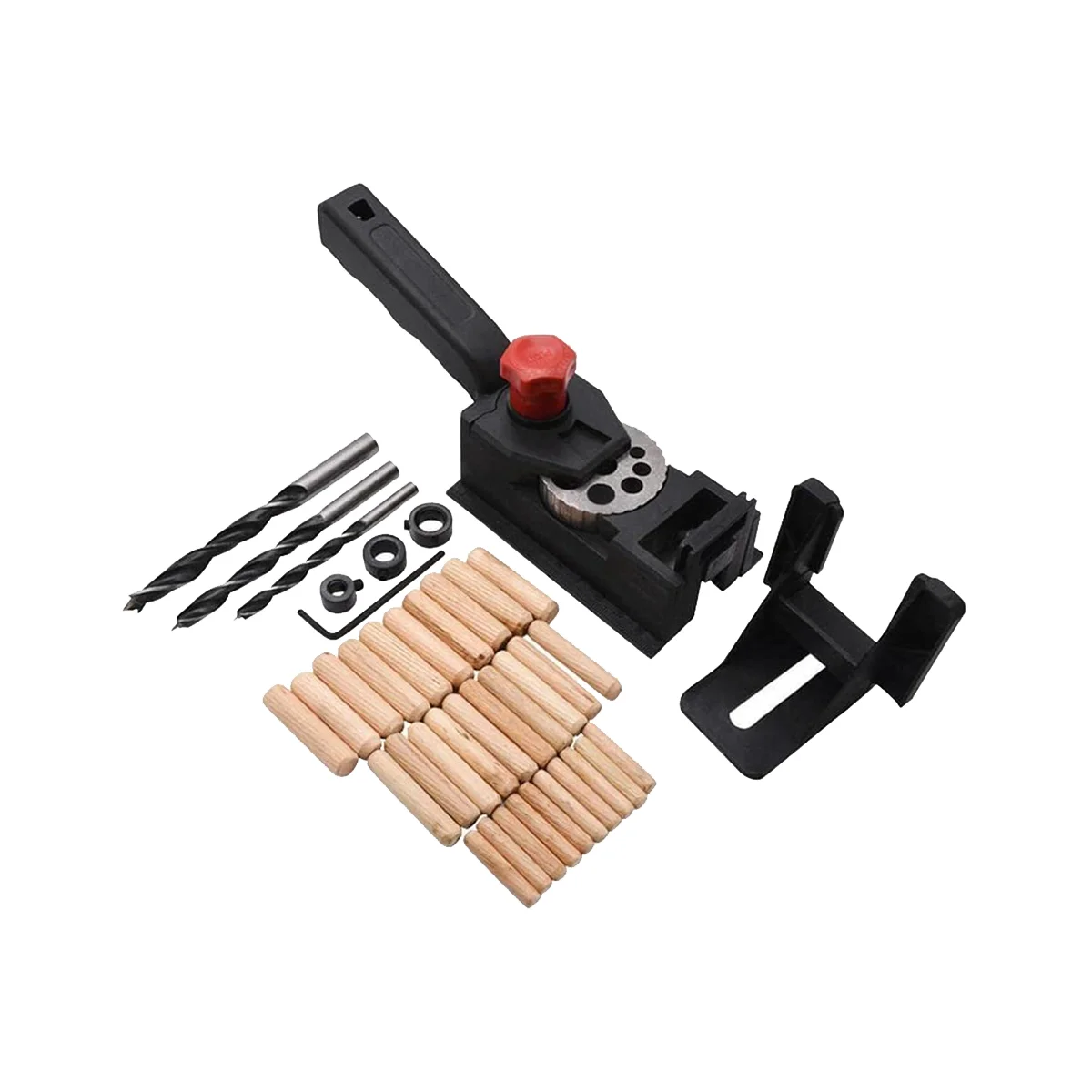 Dowel Drill Guide,Adjustable Self Centering Dowel Jig Kit for 3-12mm Wood Dowel Straight Hole Drilling Guide (38Pcs Set)
Dowel Drill Guide,Adjustable Self Centering Dowel Jig Kit for 3-12mm Wood Dowel Straight Hole Drilling Guide (38Pcs Set)