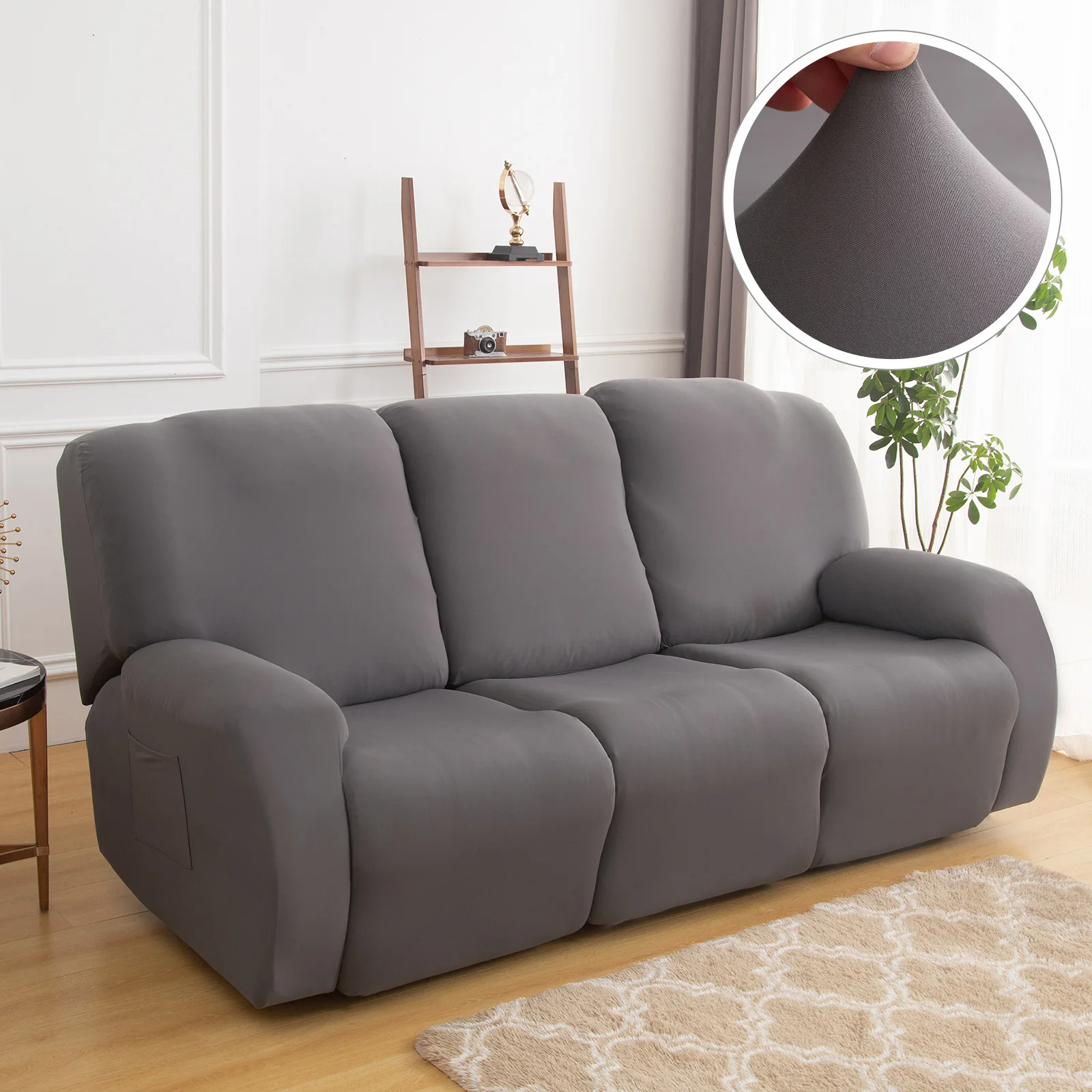 1 2 3 Seater Recliner Sofa Cover Elastic All-inclusive Massage Sofa Slipcover for Living Room Spandex Lounger Armchair Cover
1 2 3 Seater Recliner Sofa Cover Elastic All-inclusive Massage Sofa Slipcover for Living Room Spandex Lounger Armchair Cover
