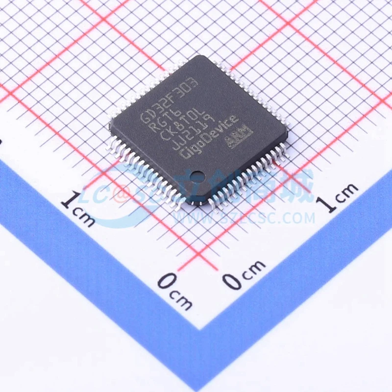 In Stock 100% Original New GD GD32 GD32F GD32F303 GD32F303RGT6 LQFP-64 Microcontroller (MCU/MPU/SOC) CPU
In Stock 100% Original New GD GD32 GD32F GD32F303 GD32F303RGT6 LQFP-64 Microcontroller (MCU/MPU/SOC) CPU