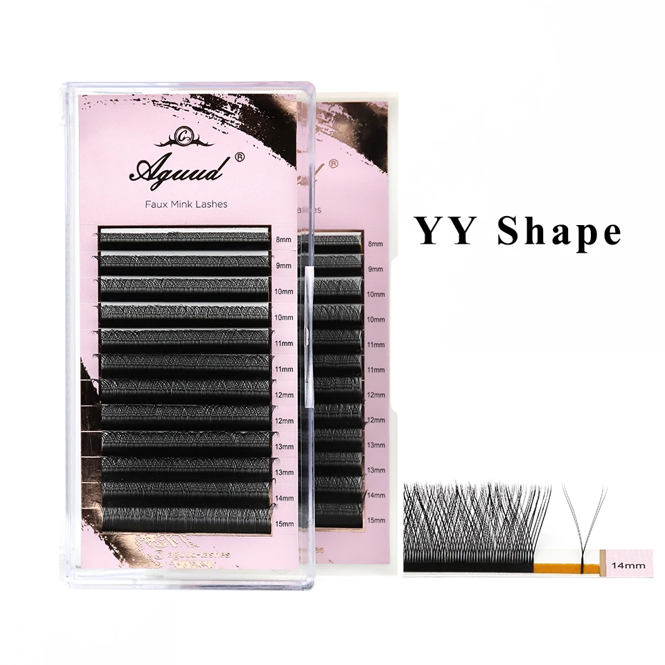 AGUUDYY Mesh Lash Y Shape Eyelashes Extension Premium Double Tip Lashes YY Natural Easily Grafting Y Style Volume Lashes Makeup
AGUUDYY Mesh Lash Y Shape Eyelashes Extension Premium Double Tip Lashes YY Natural Easily Grafting Y Style Volume Lashes Makeup