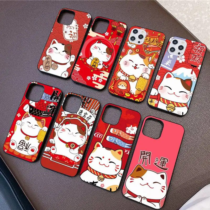 Lucky Cat Phone Case for iPhone 11 12 13 Mini Pro Max 8 7 6 6S Plus X 5 SE 2020 XR XS Back Cover
Lucky Cat Phone Case for iPhone 11 12 13 Mini Pro Max 8 7 6 6S Plus X 5 SE 2020 XR XS Back Cover
