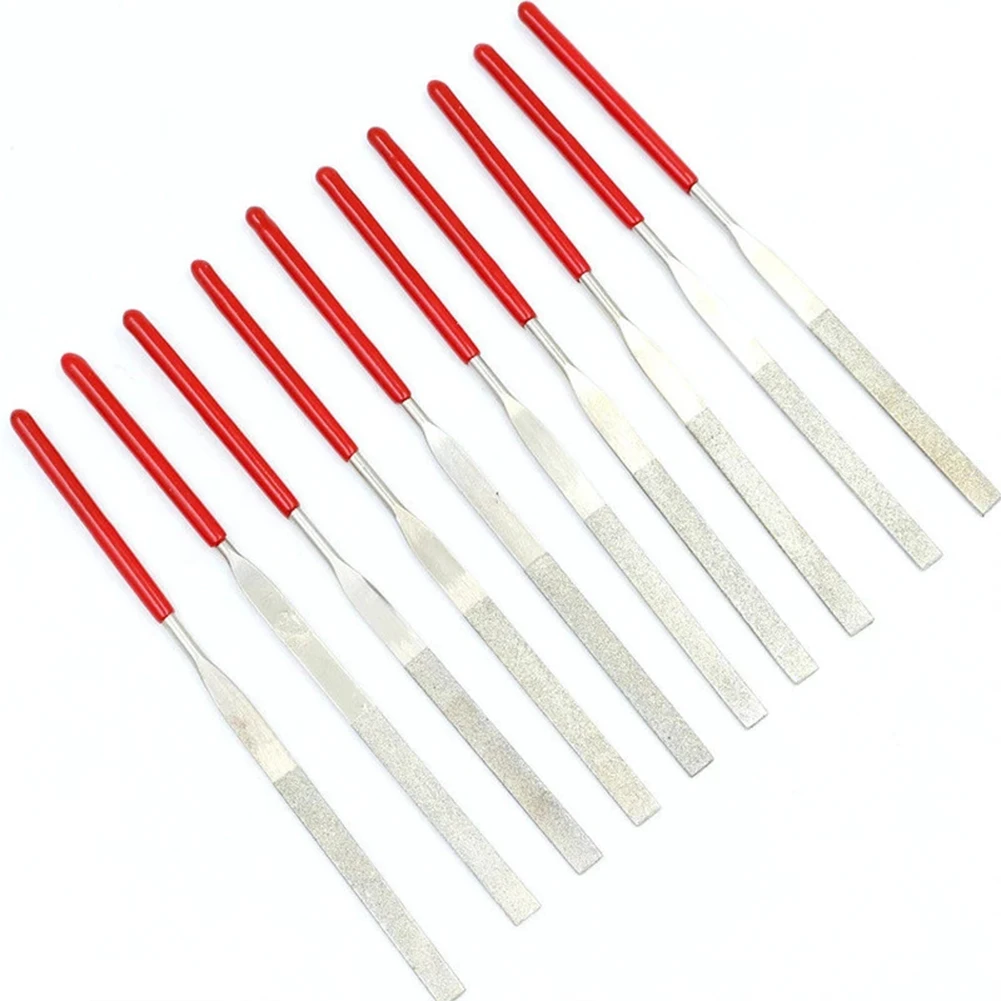 Needle Files Set Mini Needle Files Room Home Indoor 10 Pcs/Set 3*140mm Electroplated Diamond Flat High Quality
Needle Files Set Mini Needle Files Room Home Indoor 10 Pcs/Set 3*140mm Electroplated Diamond Flat High Quality