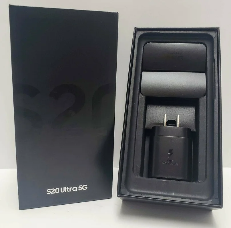 Samsung Galaxy S20 Ultra 5G Empty Retail Box With Full OEM Accessories 25W EU UK US Wall Charger Type-C Cable зарядное
Samsung Galaxy S20 Ultra 5G Empty Retail Box With Full OEM Accessories 25W EU UK US Wall Charger Type-C Cable зарядное