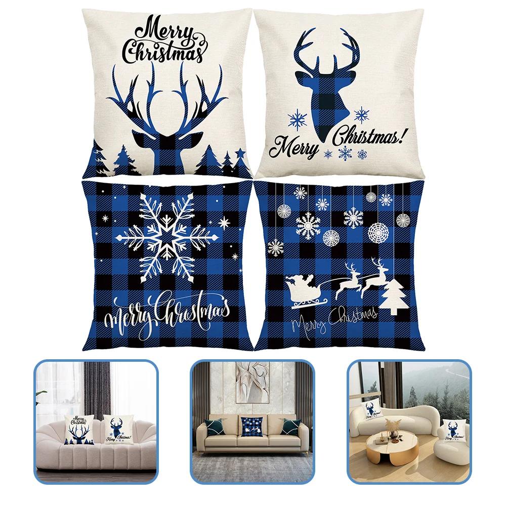 Pillow Cover Xmas Pillowcase Case Cushion Christmas Square Throw Couch Decorativeprotector Sofa Themed Pillows
Pillow Cover Xmas Pillowcase Case Cushion Christmas Square Throw Couch Decorativeprotector Sofa Themed Pillows