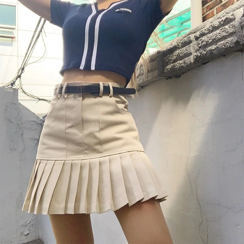 Womens 2023 Solid Colors High Waist Mini Skirts Korean Fashion Y2k Pleated Skirts Summer Harajuku Kawaii Black Skirt Y2k Clothes
Womens 2023 Solid Colors High Waist Mini Skirts Korean Fashion Y2k Pleated Skirts Summer Harajuku Kawaii Black Skirt Y2k Clothes