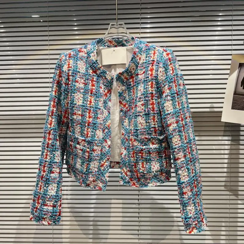 Small Fragrance Woven Design Sense Short Jackets Women Round Neck Long Sleeve Coat 2022 Autumn New Fashion Clothing
Small Fragrance Woven Design Sense Short Jackets Women Round Neck Long Sleeve Coat 2022 Autumn New Fashion Clothing
