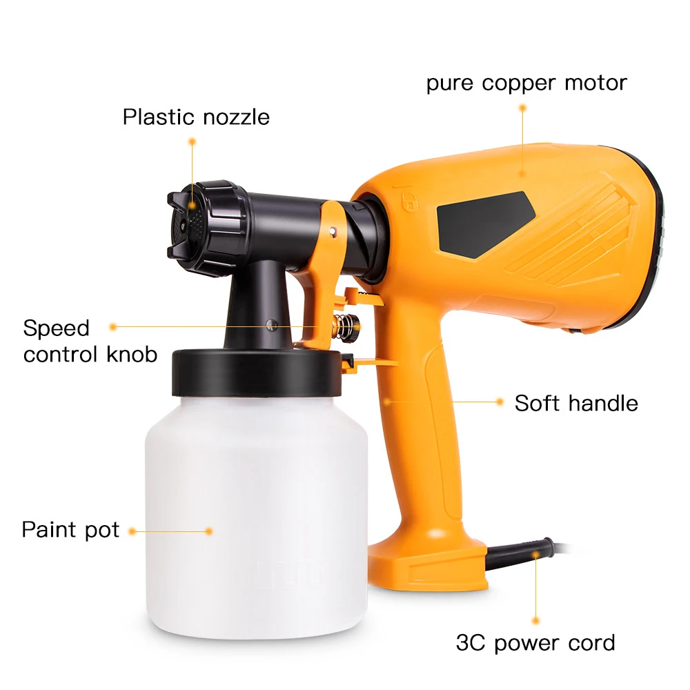 Paint Spray Gun High Pressure Electric Sprayer Pneumatic Tool Airbrush With Compressor Tools for Home Automotive Mini Para Power
Paint Spray Gun High Pressure Electric Sprayer Pneumatic Tool Airbrush With Compressor Tools for Home Automotive Mini Para Power