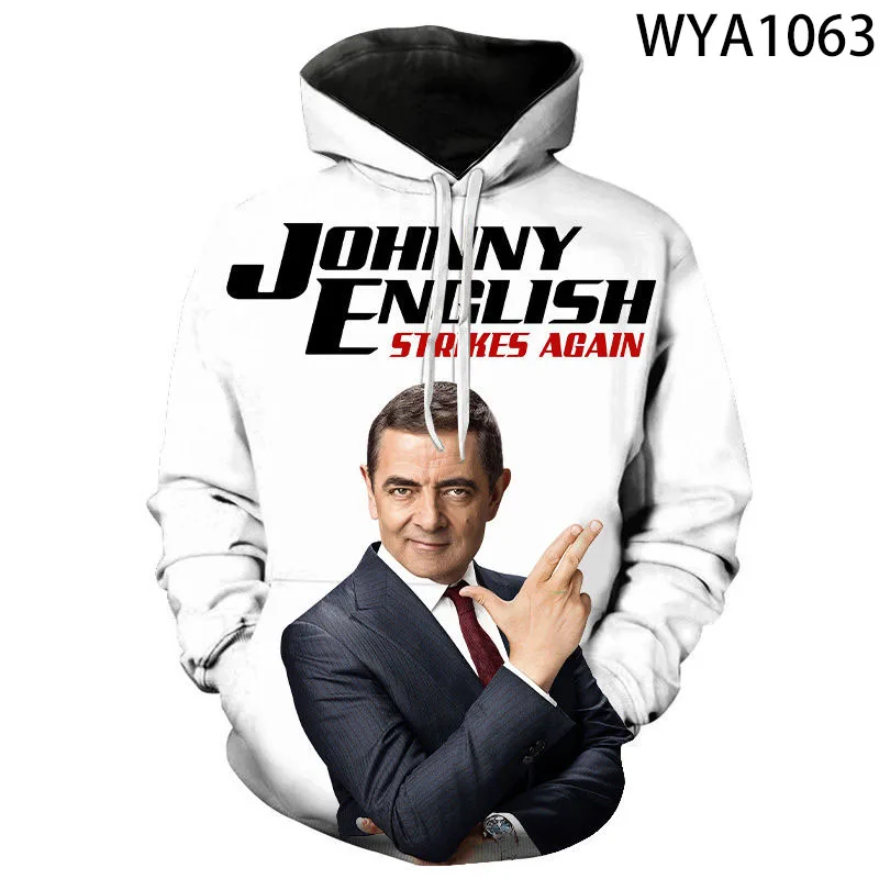Hoodies Men Women Children Johnny English Strikes Again Sweatshirts 3D Printed Pullover Streetwear Fashion Boy Girl Kids Jacket
Hoodies Men Women Children Johnny English Strikes Again Sweatshirts 3D Printed Pullover Streetwear Fashion Boy Girl Kids Jacket