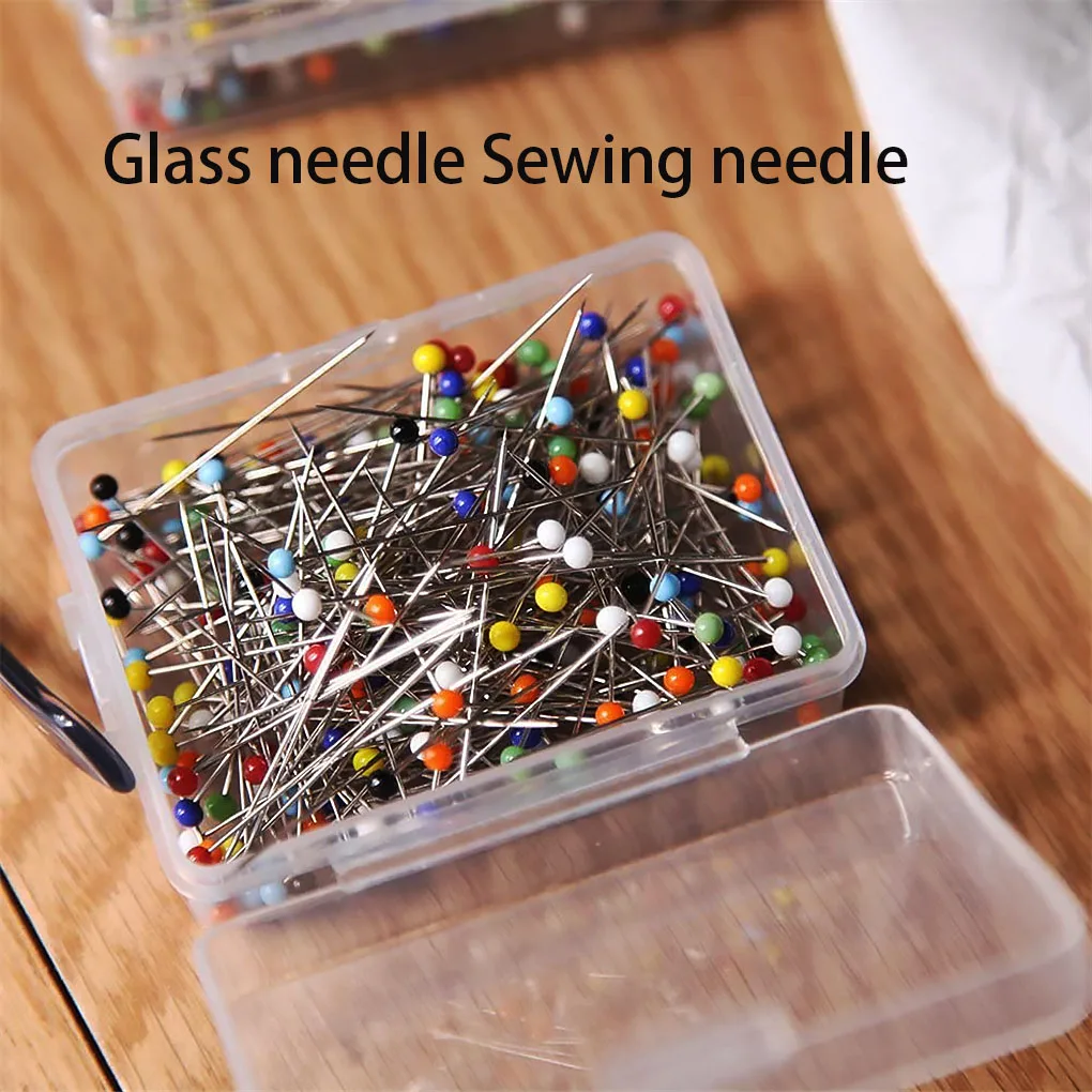 250Pcs Glass Ball Head Pins Mixed Colors Straight Quilting Needles DIY Hand Sewing Crafts Pins Set Household Sewing Supplies
250Pcs Glass Ball Head Pins Mixed Colors Straight Quilting Needles DIY Hand Sewing Crafts Pins Set Household Sewing Supplies