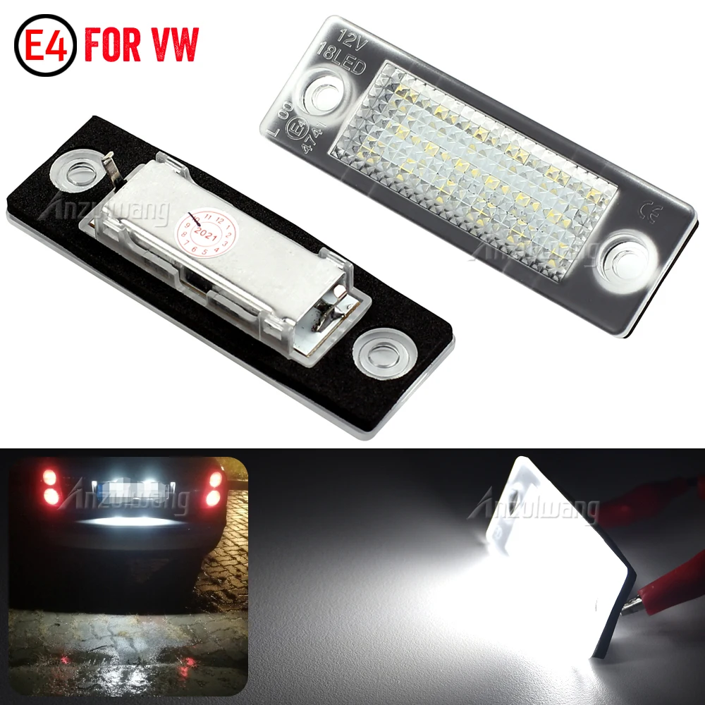 2x LED Number License Plate Light Lamps For VW Caddy MK3 Jetta Golf Plus Syncro MK5 Passat B5.5 B6 Touran MK1 Transporter T5 T6
2x LED Number License Plate Light Lamps For VW Caddy MK3 Jetta Golf Plus Syncro MK5 Passat B5.5 B6 Touran MK1 Transporter T5 T6