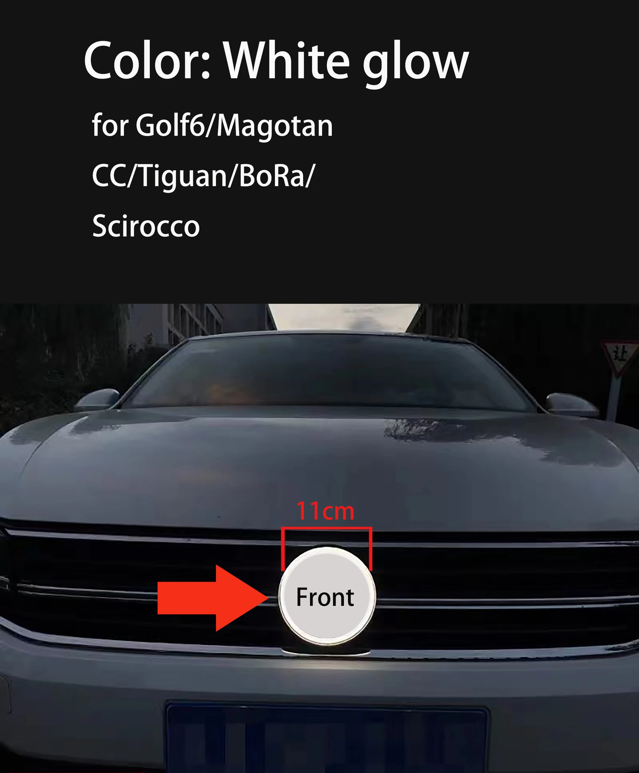 11cm car logo lights are suitable for Golf 6/Magotan / CC / Tiguan / Bora / Scirocc / hair cursor cold light car logo dazzling c
11cm car logo lights are suitable for Golf 6/Magotan / CC / Tiguan / Bora / Scirocc / hair cursor cold light car logo dazzling c