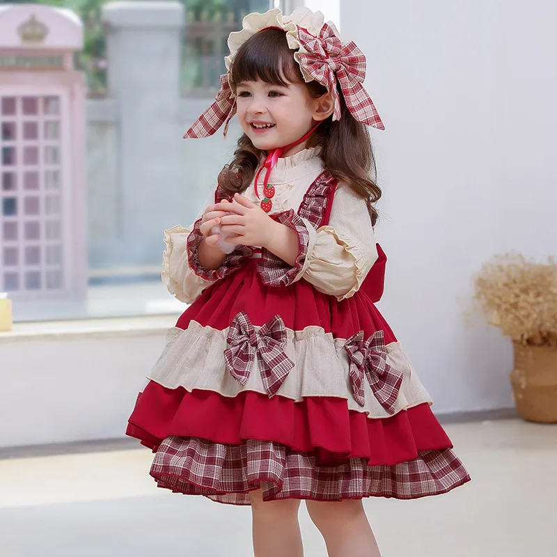 Kids Dresses for Lolita Girls Princess Spanish Infant Cotton Lace Ball Gown Autumn Winter Vintage Tutu Dress Children's Clothing
Kids Dresses for Lolita Girls Princess Spanish Infant Cotton Lace Ball Gown Autumn Winter Vintage Tutu Dress Children's Clothing