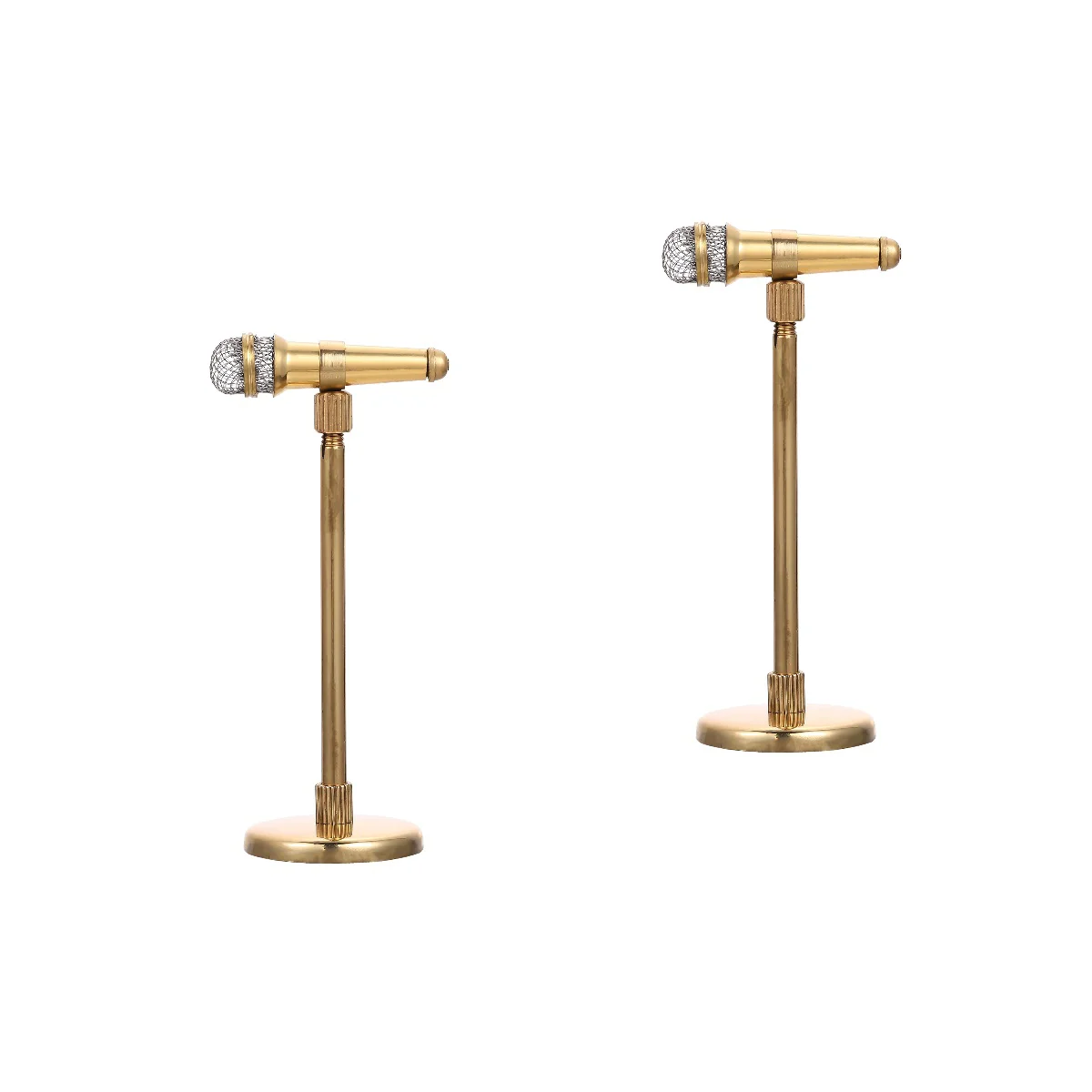 Set 2 Baby Micro Toys Collector Gift Miniature Stage Accessories Decorative Microphone Model Brass House
Set 2 Baby Micro Toys Collector Gift Miniature Stage Accessories Decorative Microphone Model Brass House