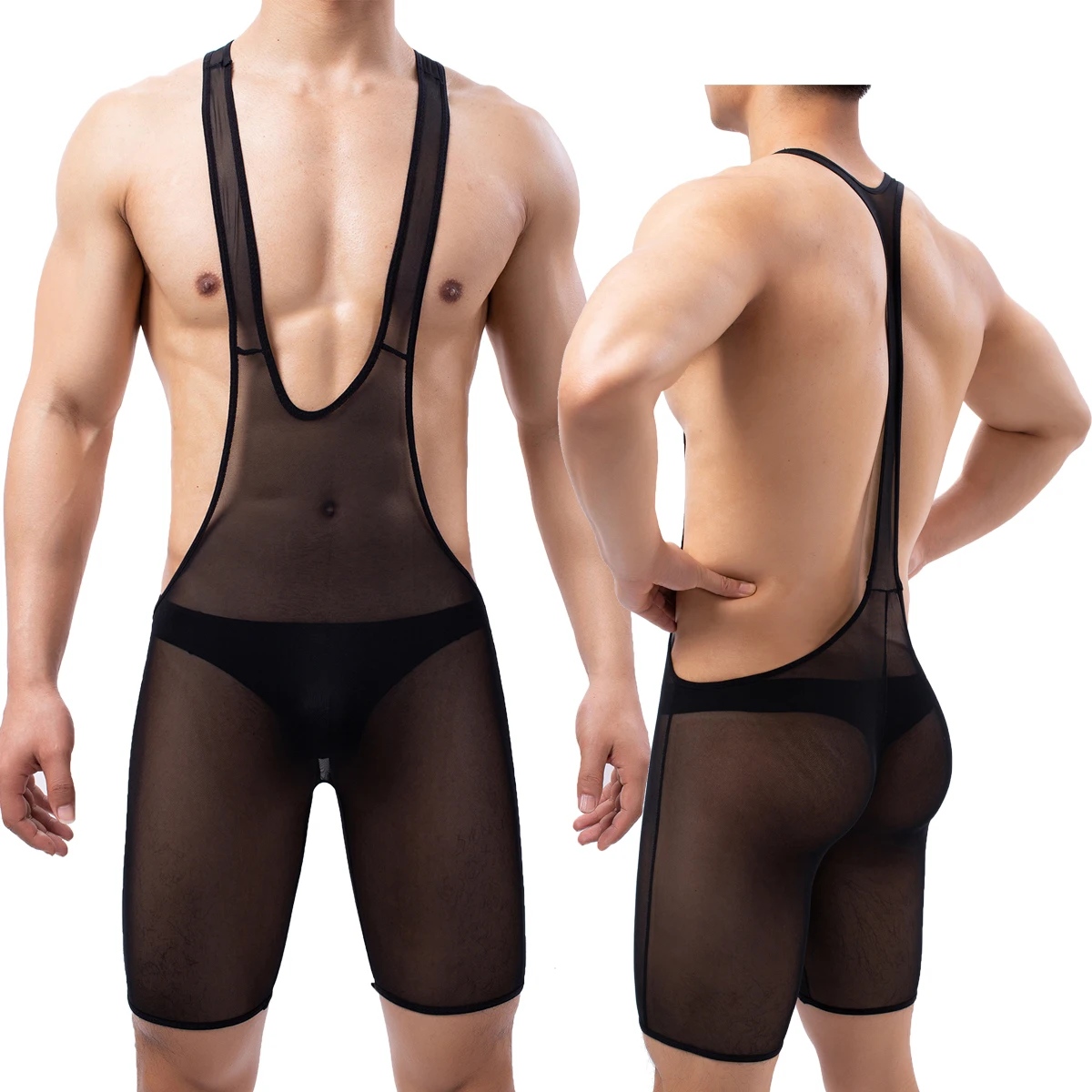 Sexy Mens Undershirts Mesh See Through Bodysuit Wrestling Singlet Leotard Jumpsuit One-Piece Leotard Rompers Men Sheer Underwear
Sexy Mens Undershirts Mesh See Through Bodysuit Wrestling Singlet Leotard Jumpsuit One-Piece Leotard Rompers Men Sheer Underwear