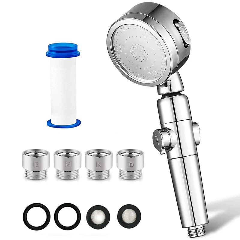 Shower Head Enhancement 80% Water Saving Professional Water Filter Chlorine Removal Ultra Fine Water Flow Rice 3 Modes
Shower Head Enhancement 80% Water Saving Professional Water Filter Chlorine Removal Ultra Fine Water Flow Rice 3 Modes