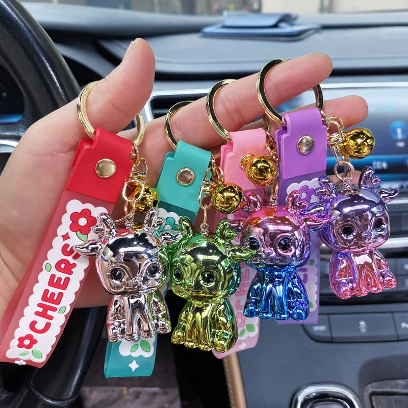 Deer Keychain Cartoon Keychains Women Cute Acrylic Bag Pendant Creative Couple Fashion Jewelry Accessories
Deer Keychain Cartoon Keychains Women Cute Acrylic Bag Pendant Creative Couple Fashion Jewelry Accessories