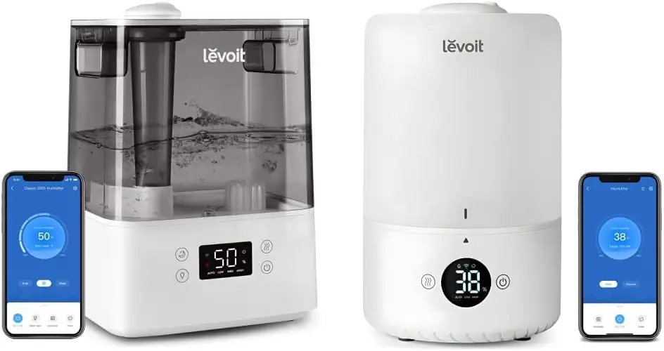 Humidifiers for Bedroom Large Room Home, Gray & Humidifiers for Bedroom, Top Fill Cool Mist Ultrasonic for Baby Nursery Kids
Humidifiers for Bedroom Large Room Home, Gray & Humidifiers for Bedroom, Top Fill Cool Mist Ultrasonic for Baby Nursery Kids
