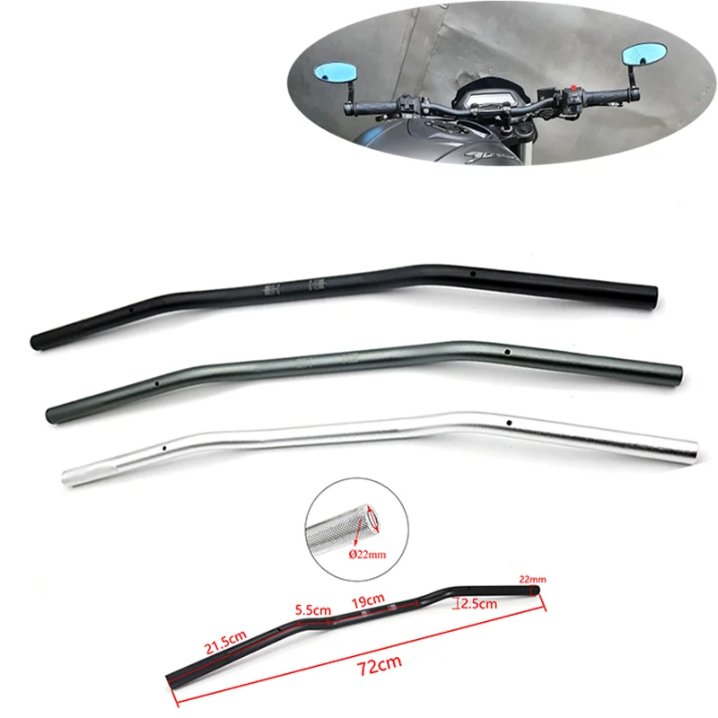 Universal 22mm Motorcycle Handlebar Motocross Motorbike Scooter Retro Riser Handle Bar For Honda Yamaha Kawasaki Moto Cafe Racer
Universal 22mm Motorcycle Handlebar Motocross Motorbike Scooter Retro Riser Handle Bar For Honda Yamaha Kawasaki Moto Cafe Racer