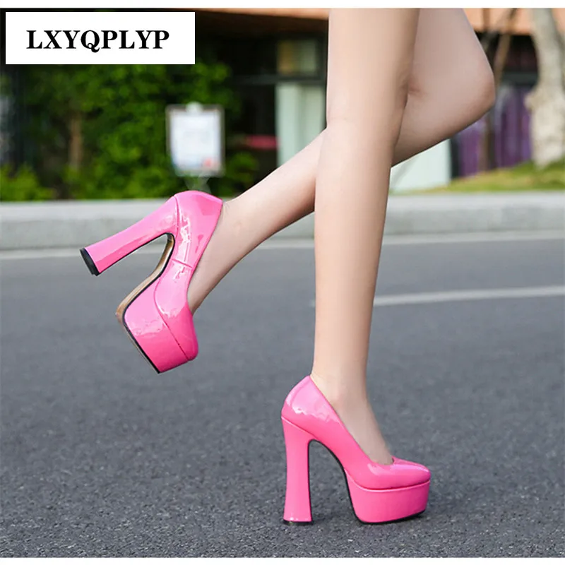 Super High Heel Waterproof Platform 46 Yards Plus Size French Banquet Wedding Brand Fashion Four Seasons Women's Single Shoes
Super High Heel Waterproof Platform 46 Yards Plus Size French Banquet Wedding Brand Fashion Four Seasons Women's Single Shoes