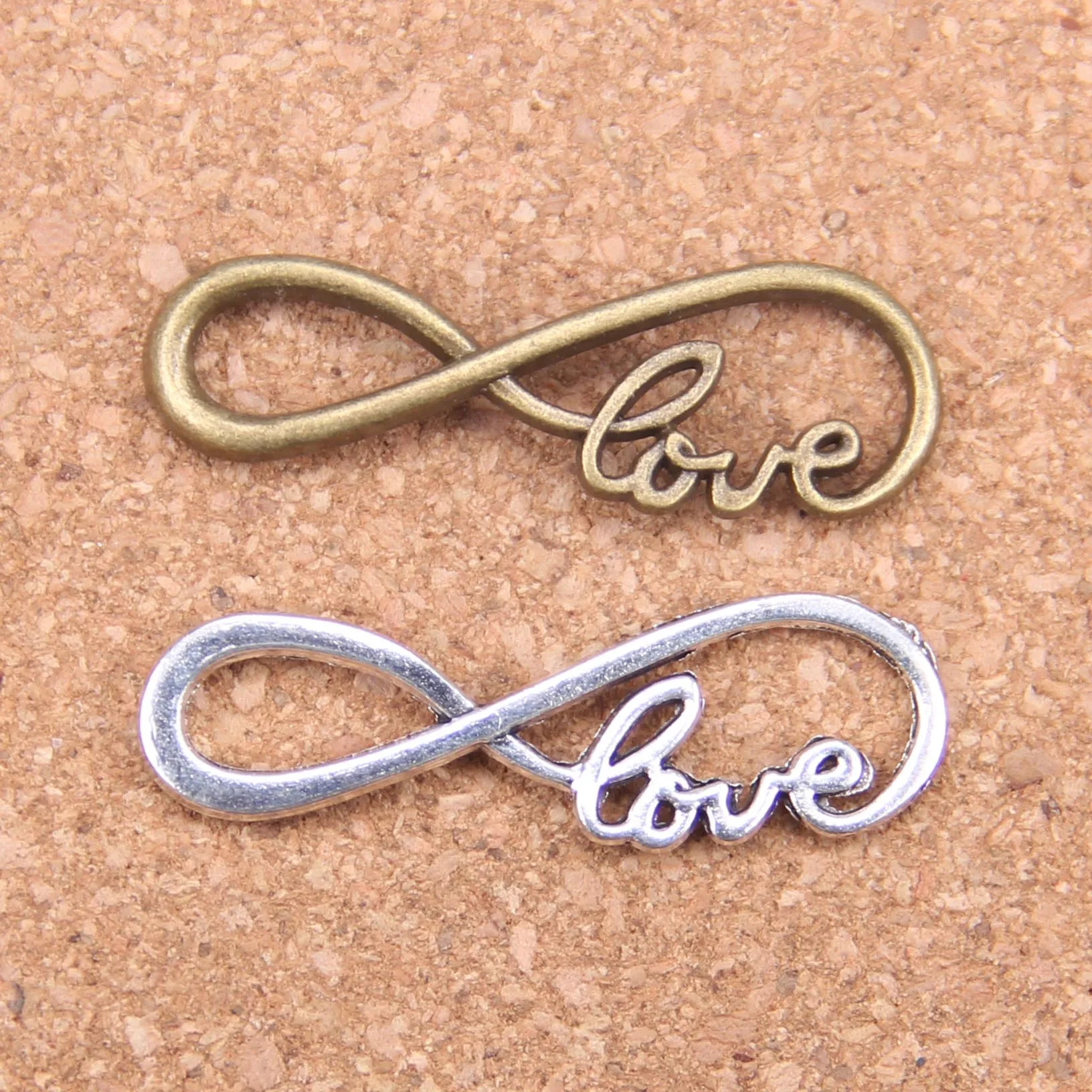 62pcs Charms infinity love connector 39x15mm Antique Pendants,Vintage Tibetan Silver Jewelry,DIY for bracelet necklace
62pcs Charms infinity love connector 39x15mm Antique Pendants,Vintage Tibetan Silver Jewelry,DIY for bracelet necklace