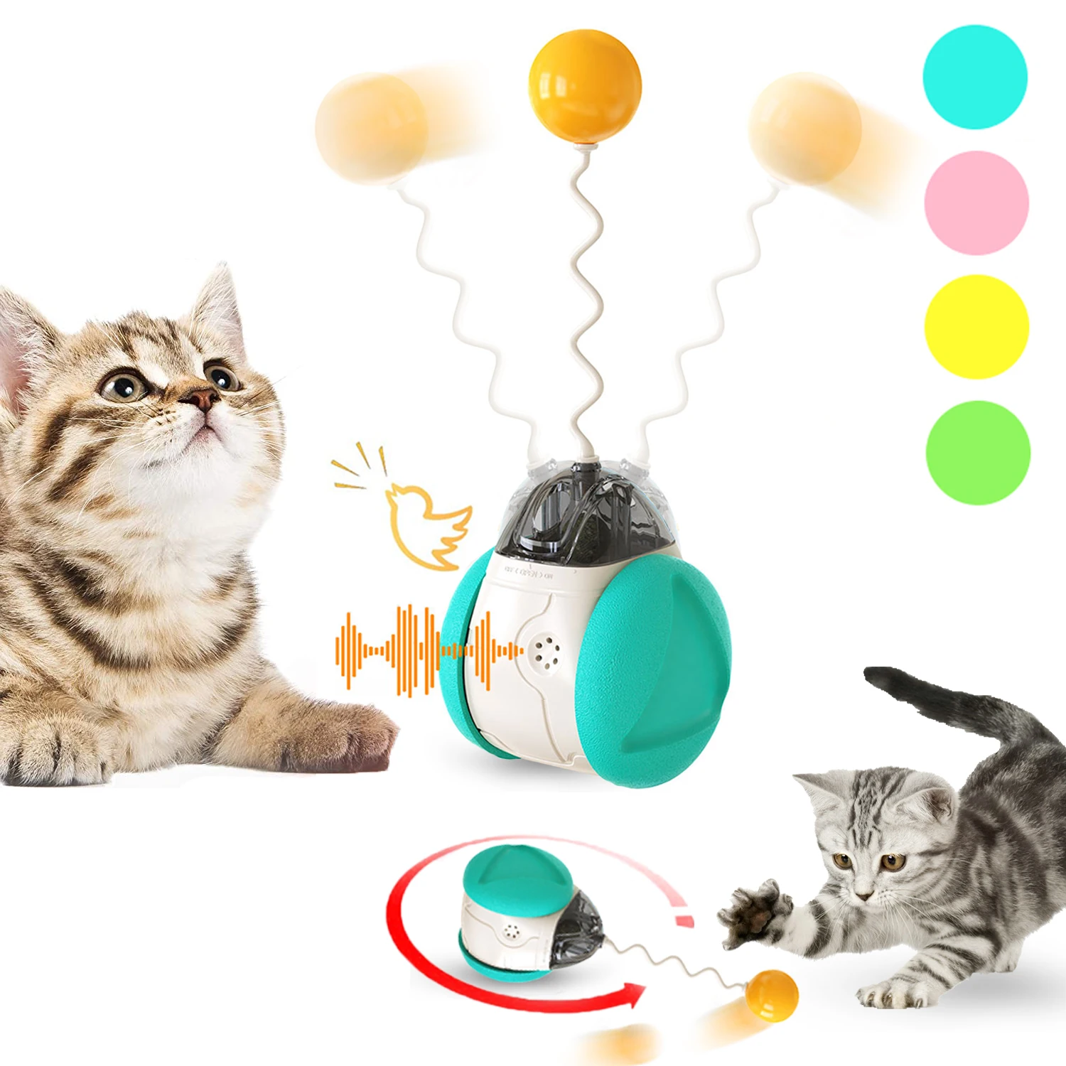 New Cat Toys Interactive Tumbler Swing Toys For Cats Balance Car Cat Chasing Toy With Funny Pet Products For Dropshipping
New Cat Toys Interactive Tumbler Swing Toys For Cats Balance Car Cat Chasing Toy With Funny Pet Products For Dropshipping