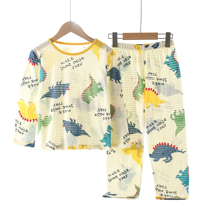 Kids Boys' Pajamas Set Summer Homewear Clothes Cotton Long Sleeved Baby Boy Night Wear Sets 2-13Y Cartoon Children's Pajamas Set
Kids Boys' Pajamas Set Summer Homewear Clothes Cotton Long Sleeved Baby Boy Night Wear Sets 2-13Y Cartoon Children's Pajamas Set
