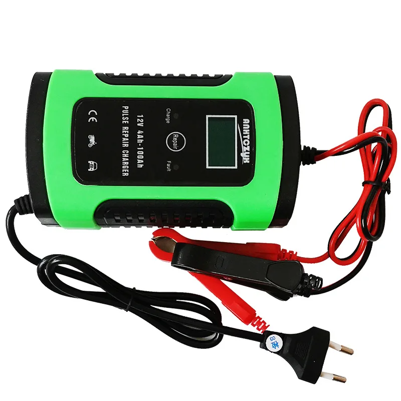 12V 6A Pulse Repair LCD Battery Charger for Car Motorcycle Lead Acid Battery Agm Gel Wet
12V 6A Pulse Repair LCD Battery Charger for Car Motorcycle Lead Acid Battery Agm Gel Wet