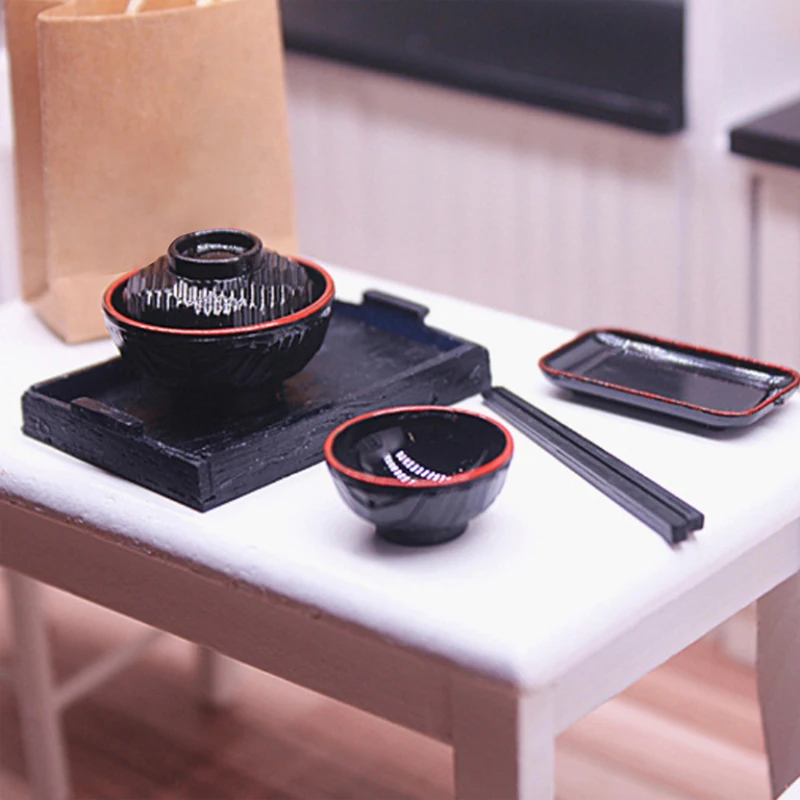 1 Set 1:12 Dollhouse Miniature Plastic Dish Chopsticks Tray Bowl With Cover Tableware Kitchen Toy Dollhouse Decor Accessories
1 Set 1:12 Dollhouse Miniature Plastic Dish Chopsticks Tray Bowl With Cover Tableware Kitchen Toy Dollhouse Decor Accessories