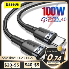 Baseus 100W USB C To USB Type C Cable USBC PD Fast Charging Cord USB-C TypeC Cable 2M For iPhone 15 Pro Max Macbook Samsung POCO