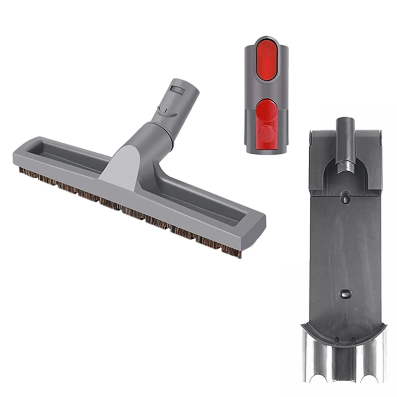 2 Set Vacuum Cleaner Accessories: 1 Set Replacement Parts Hard Floor Brush Head & 1 Pcs Vacuum Cleaner Docking Station
2 Set Vacuum Cleaner Accessories: 1 Set Replacement Parts Hard Floor Brush Head & 1 Pcs Vacuum Cleaner Docking Station