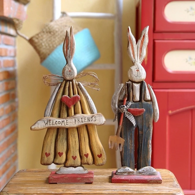 Easter Bunny Ornaments Table Decorations Wood Bunny Centerpiece Sculptures Statues Home Outdoor Garden Yard Spring Figurines
Easter Bunny Ornaments Table Decorations Wood Bunny Centerpiece Sculptures Statues Home Outdoor Garden Yard Spring Figurines