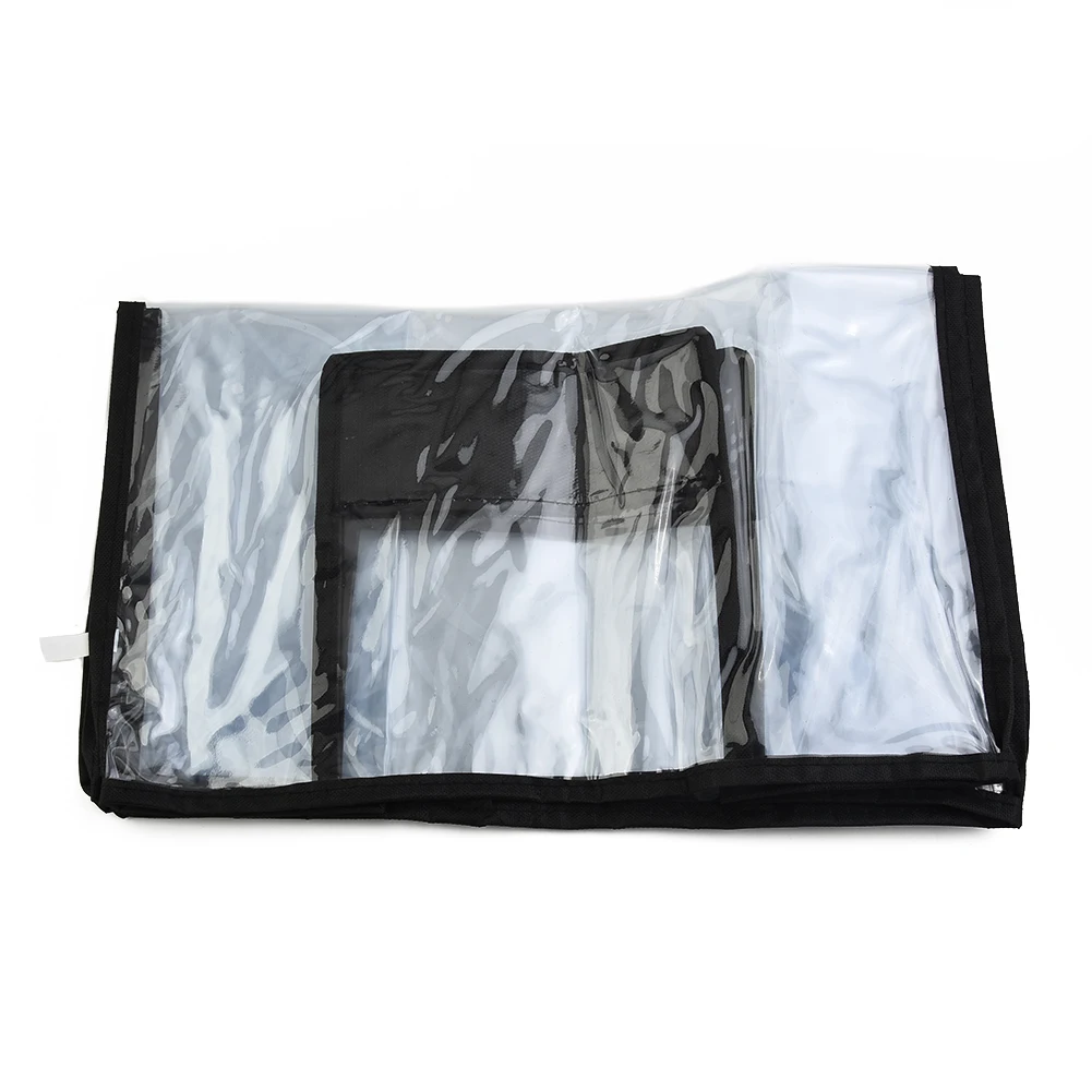 Practical Useful Durable Luggage Cover Protector Transparent+black Travel Waterproof Anti-scratch Baggage Cover
Practical Useful Durable Luggage Cover Protector Transparent+black Travel Waterproof Anti-scratch Baggage Cover