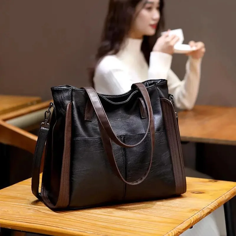 Large Capacity Handbags Women Soft Leather Shoulder Crossbody Bag Ladies Bucket Bags Retro Tote Luxury Satchel Handbag and Purse
Large Capacity Handbags Women Soft Leather Shoulder Crossbody Bag Ladies Bucket Bags Retro Tote Luxury Satchel Handbag and Purse