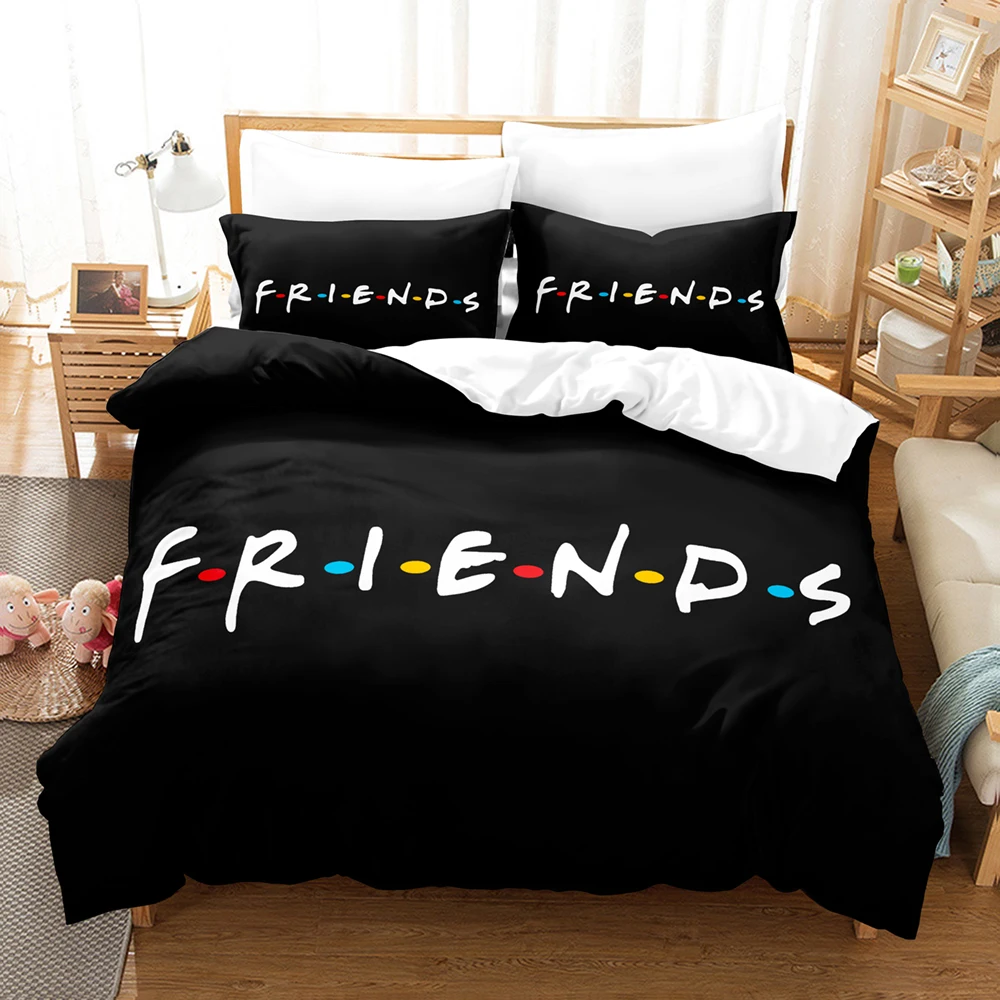 3D friends Sets Duvet Cover Set With Pillowcase Twin Full Queen King Bedclothes Bed Linen
3D friends Sets Duvet Cover Set With Pillowcase Twin Full Queen King Bedclothes Bed Linen