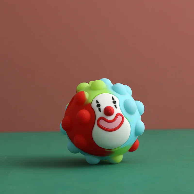 Clown Grip Ball Finger Bubble Pet Educational Toy Silicone Decompression Ball Interactive Dog Toys Dog Puzzle Toys
Clown Grip Ball Finger Bubble Pet Educational Toy Silicone Decompression Ball Interactive Dog Toys Dog Puzzle Toys