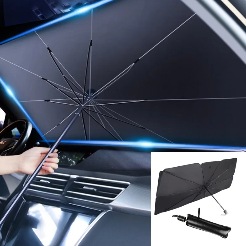 Car Windshield Sunshade Umbrella Type Sun Shade for Car Window Summer Sun Protection Heat Insulation Cloth for Car Front Shading
Car Windshield Sunshade Umbrella Type Sun Shade for Car Window Summer Sun Protection Heat Insulation Cloth for Car Front Shading