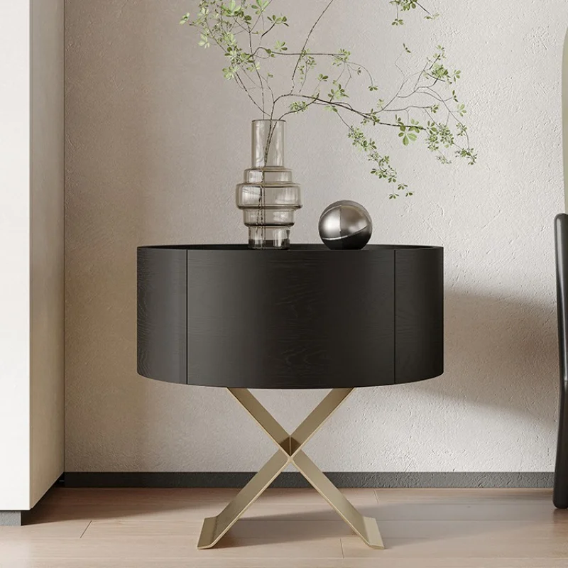 Italian minimalist smoked color creative bedside table Nordic style design solid wood bedside storage cabinet
Italian minimalist smoked color creative bedside table Nordic style design solid wood bedside storage cabinet