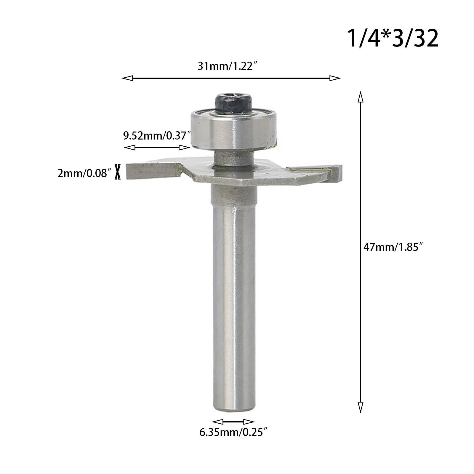 2mm Slot Cutter Bit For Knock On Furniture T Trim Router Campervan Motorhome Woodworking
2mm Slot Cutter Bit For Knock On Furniture T Trim Router Campervan Motorhome Woodworking